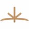 Ekena Millwork Alberta Smooth Timber Gable Bracket, Western Red Cedar, 60"W x 30"H x 1 1/2"D x 3 1/2"F, 12/12 Pitch GBW060X30X0204ALB00SWR - alternate 1